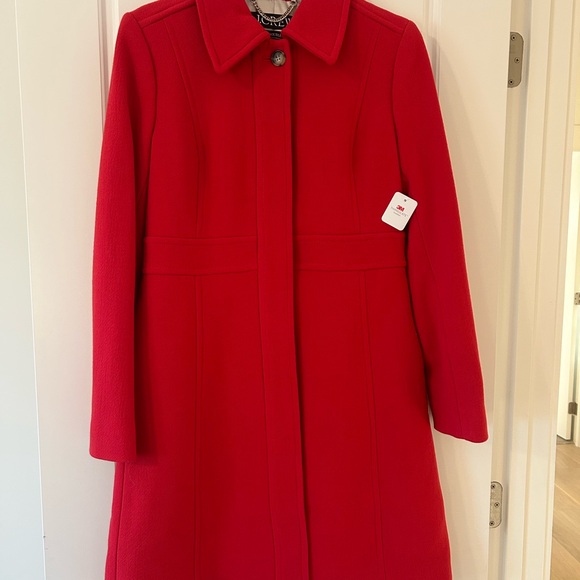 J. Crew Red Women's Coat - Picture 1 of 3